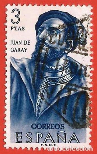 Sellos: Espa&ntilde;a. Spain. 1962. Edifil # 1460. Forjadores de America. Juan de Garay