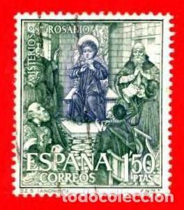 Sellos: Espa&ntilde;a. Spain. 1962. Edifil # 1467. Santo Rosario. Jesus con los Doctores