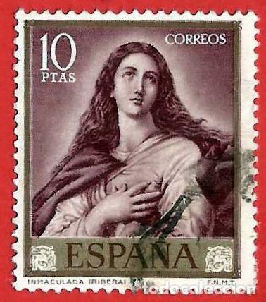 Sellos: Espa&ntilde;a. Spain. 1963. Edifil # 1507. Jose de Ribera &rdquo;Espa&ntilde;oleto&rdquo;. La Inmaculada
