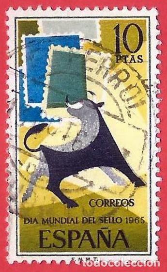 Sellos: Espa&ntilde;a. Spain. 1965. Edifil # 1669. Dia Mundial del Sello.