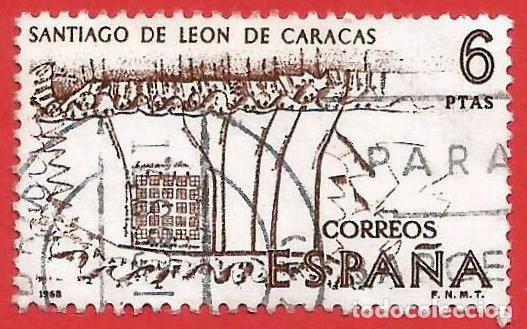 Sellos: Espa&ntilde;a. Spain. 1968. Edifil # 1893. Forjadores de America. Santiago Leon de Caracas