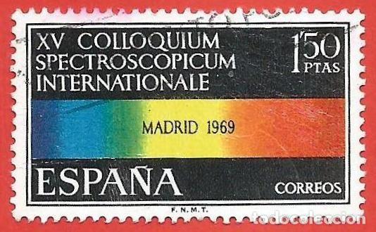 Sellos: Espa&ntilde;a. Spain. 1969. Edifil # 1924. XV Coloquium Spectroscopium Internationale