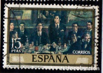 Sellos: SELLO DE ESPA&Ntilde;A A&Ntilde;O 1972 PINTOR SOLANA USADO EDIFIL 2084 SUELTO
