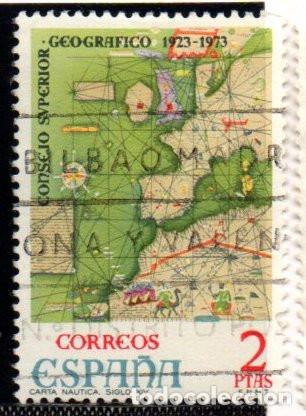 Sellos: SELLO DE ESPA&Ntilde;A A&Ntilde;O 1974 GEOGRAFICO USADO EDIFIL N&ordm; 2172