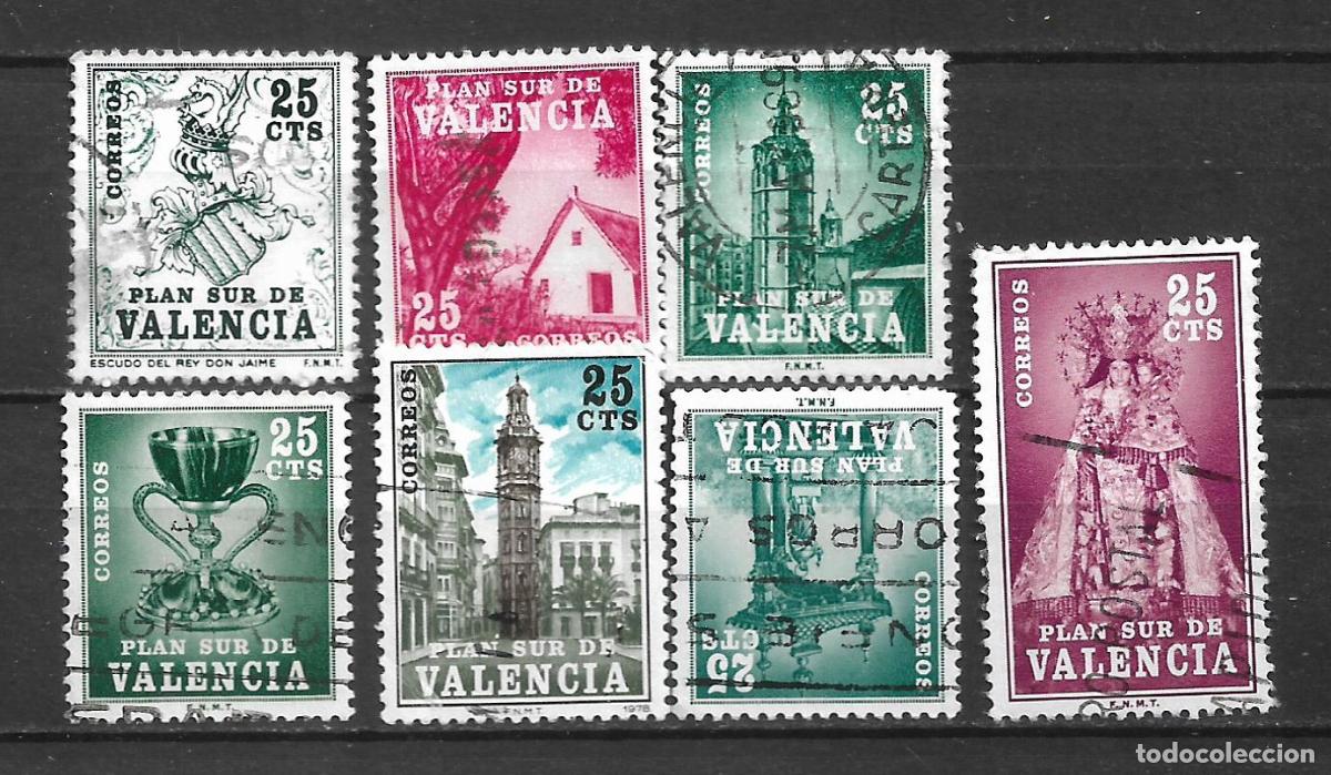 Sellos: espa&ntilde;a valencia lote 7 sellos usados - 7/31