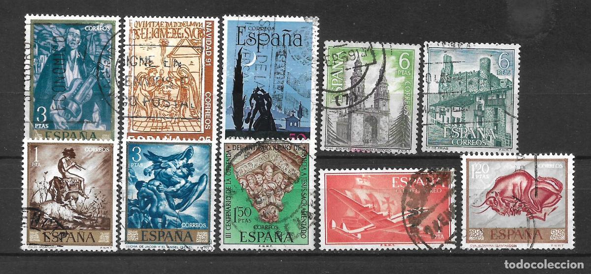 Sellos: espa&ntilde;a lote 10 sellos usados - 1/7
