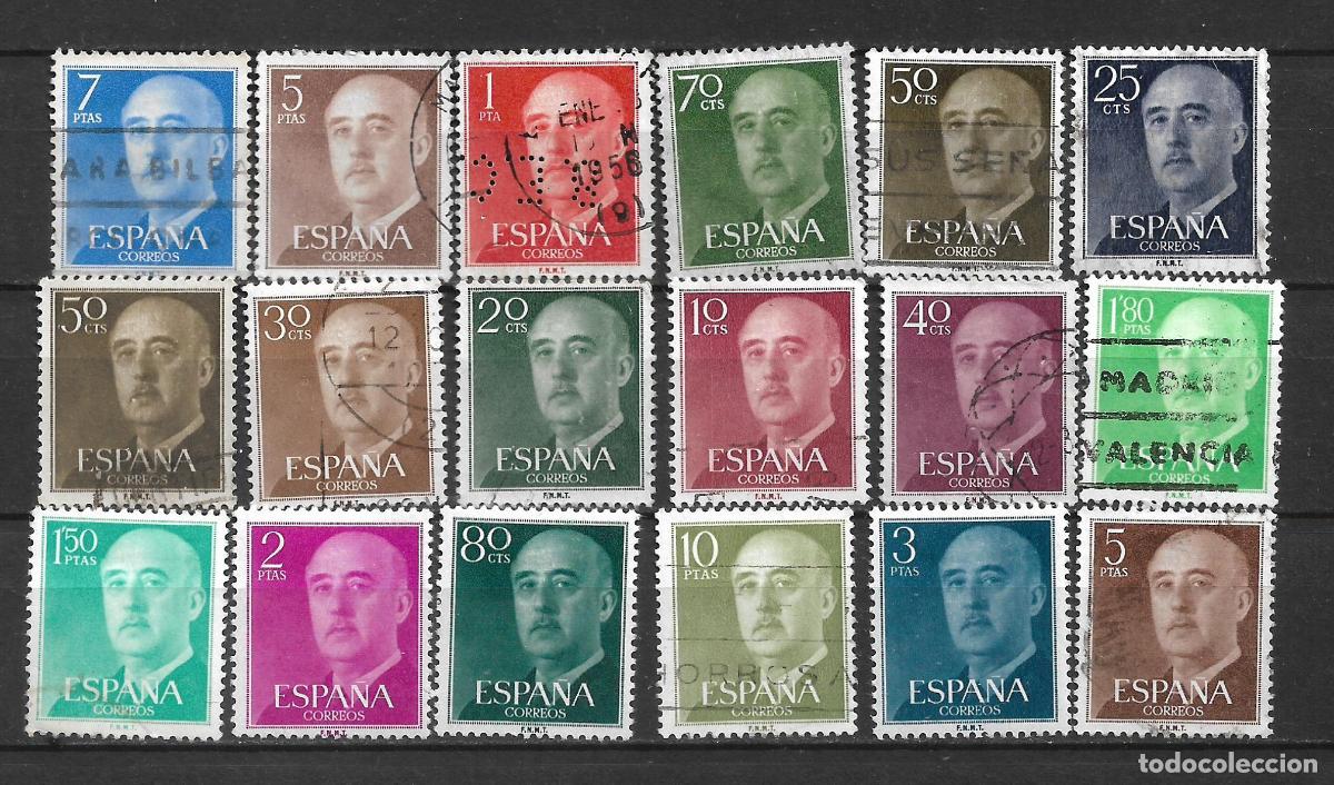Sellos: espa&ntilde;a lote 18 sellos usados - 1/14