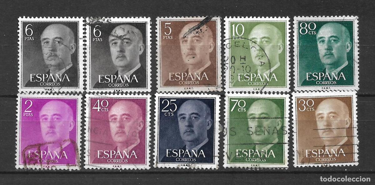Sellos: espa&ntilde;a lote 10 sellos usados - 1/14