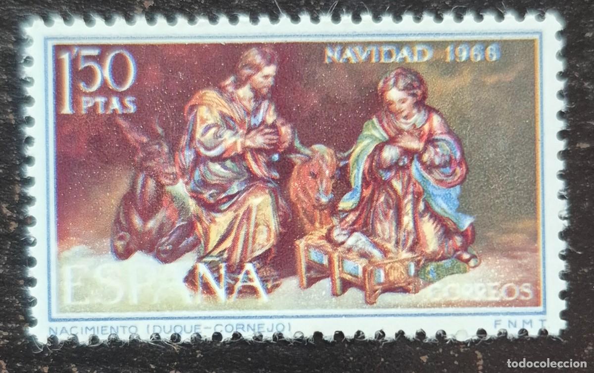 Sellos: A&ntilde;o 1966 - Edifil N 1764** - Navidad - Nuevo sin fijasello - Se env&iacute;a el de la imagen
