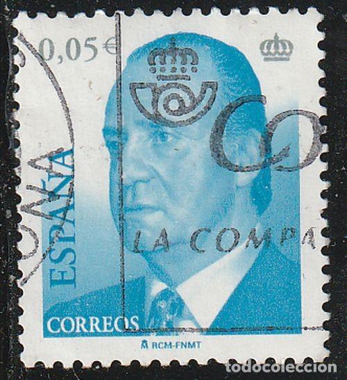 Sellos: Espa&ntilde;a 2002 Edifil 3858 Sello &ordm; Personajes Rey Juan Carlos I Efigie Michel 3705 Yvert 3425 Spain