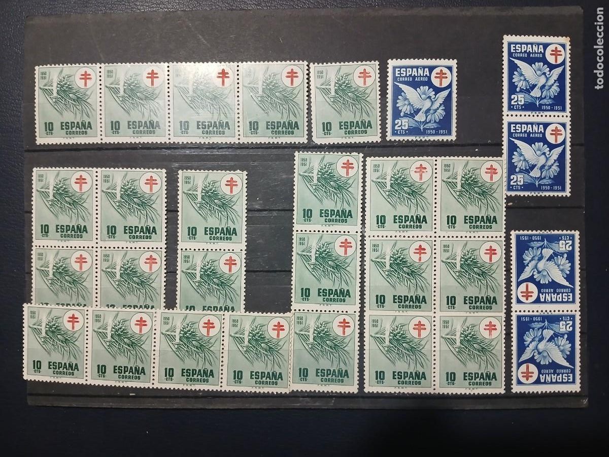 Sellos: A&Ntilde;O 1950 PRO TUBERCULOSOS VALOR DE CATALGO 10,95 EUROS