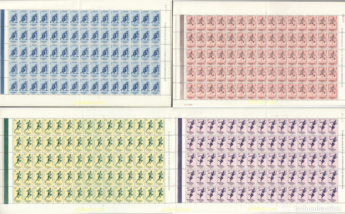 Sellos: 373292 MNH ESPA&Ntilde;A 1962 2 JUEGOS ATLETICOS IBEROAMERICANOS