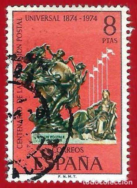 Sellos: Espa&ntilde;a. 1974. Edifil # 2212. Centenario de la Union Postal Universal