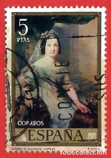 Sellos: Espa&ntilde;a. 1973. Edifil # 2150. Pintor Vicente Lopez. Isabel II