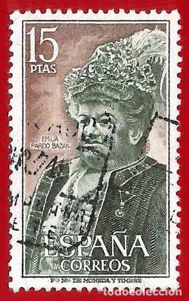 Sellos: Espa&ntilde;a. 1972. Edifil # 2071. Personajes. Emilia Pardo Bazan