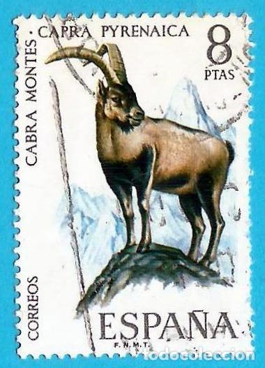 Sellos: Espa&ntilde;a. 1971. Edifil # 2040. Fauna hispanica. Cabra montes