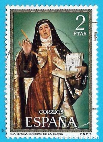 Sellos: Espa&ntilde;a. 1971. Edifil # 2028. Celebridades. Santa Teresa de Jesus
