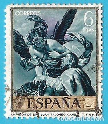 Sellos: Espa&ntilde;a. 1969. Edifil # 1919. Alonso Cano. La vision de San Juan
