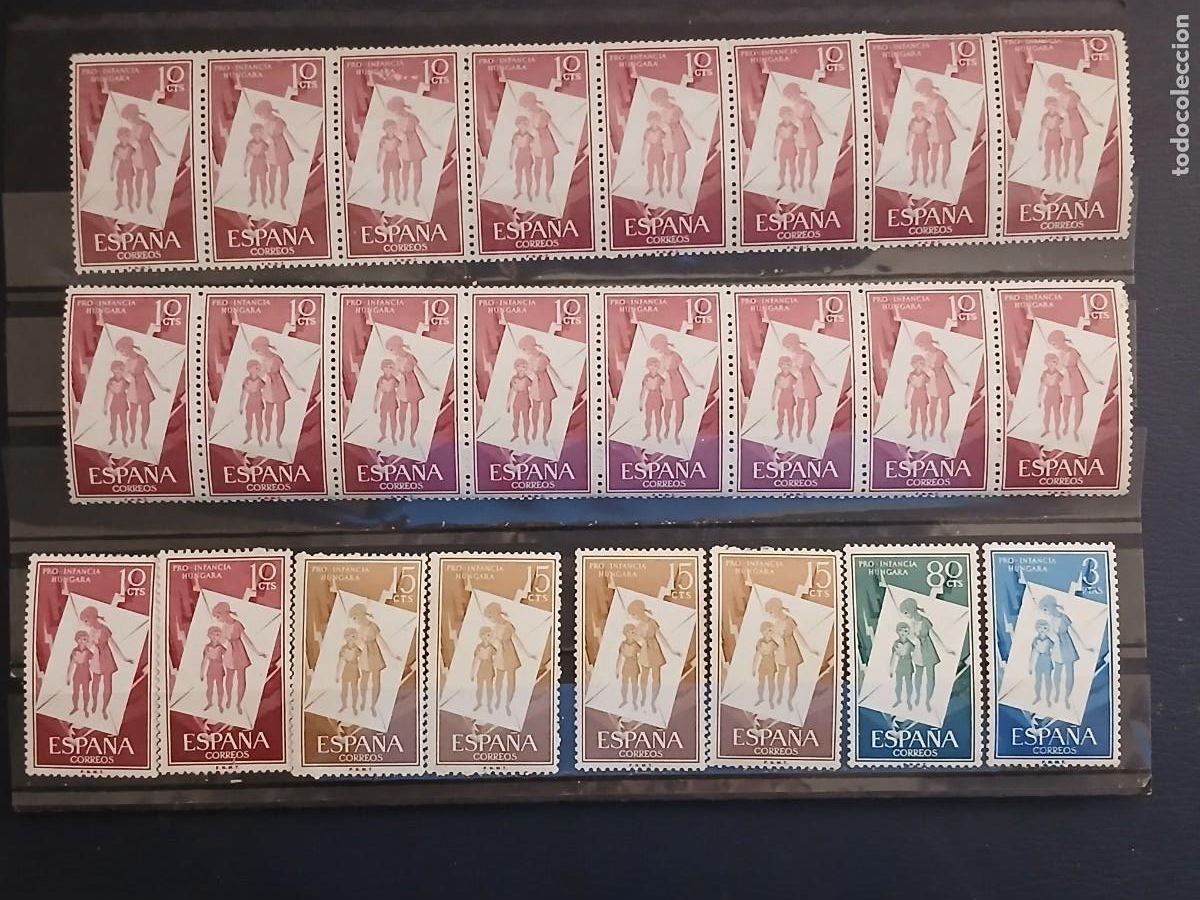 Sellos: A&Ntilde;O 1956 PRO INFANCIA HUNGARA VALOR CATALOGO 21.50 EUROS