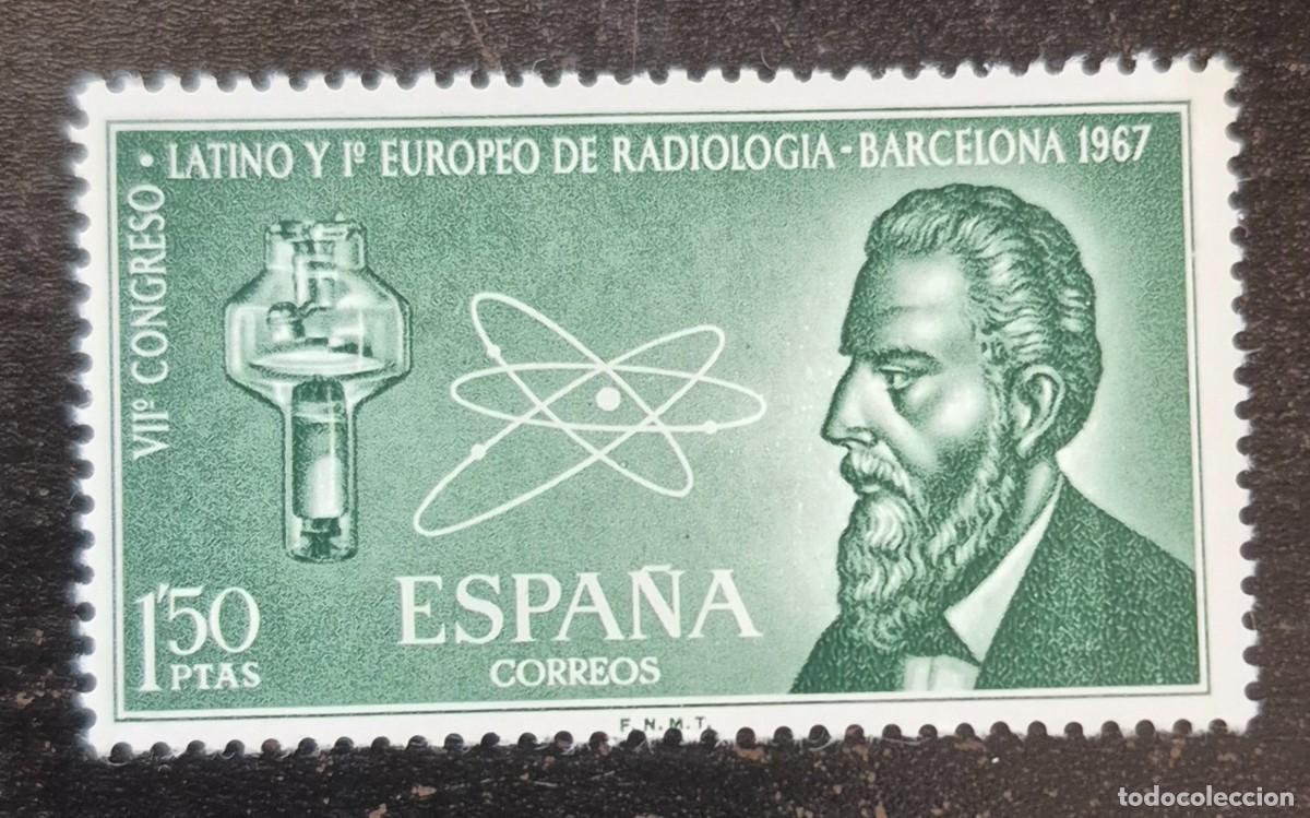 Sellos: A&ntilde;o 1967 - Edifil N 1790** - Radiolog&iacute;a en Barcelona- Nuevo sin fijasello - Se env&iacute;a el de la imagen
