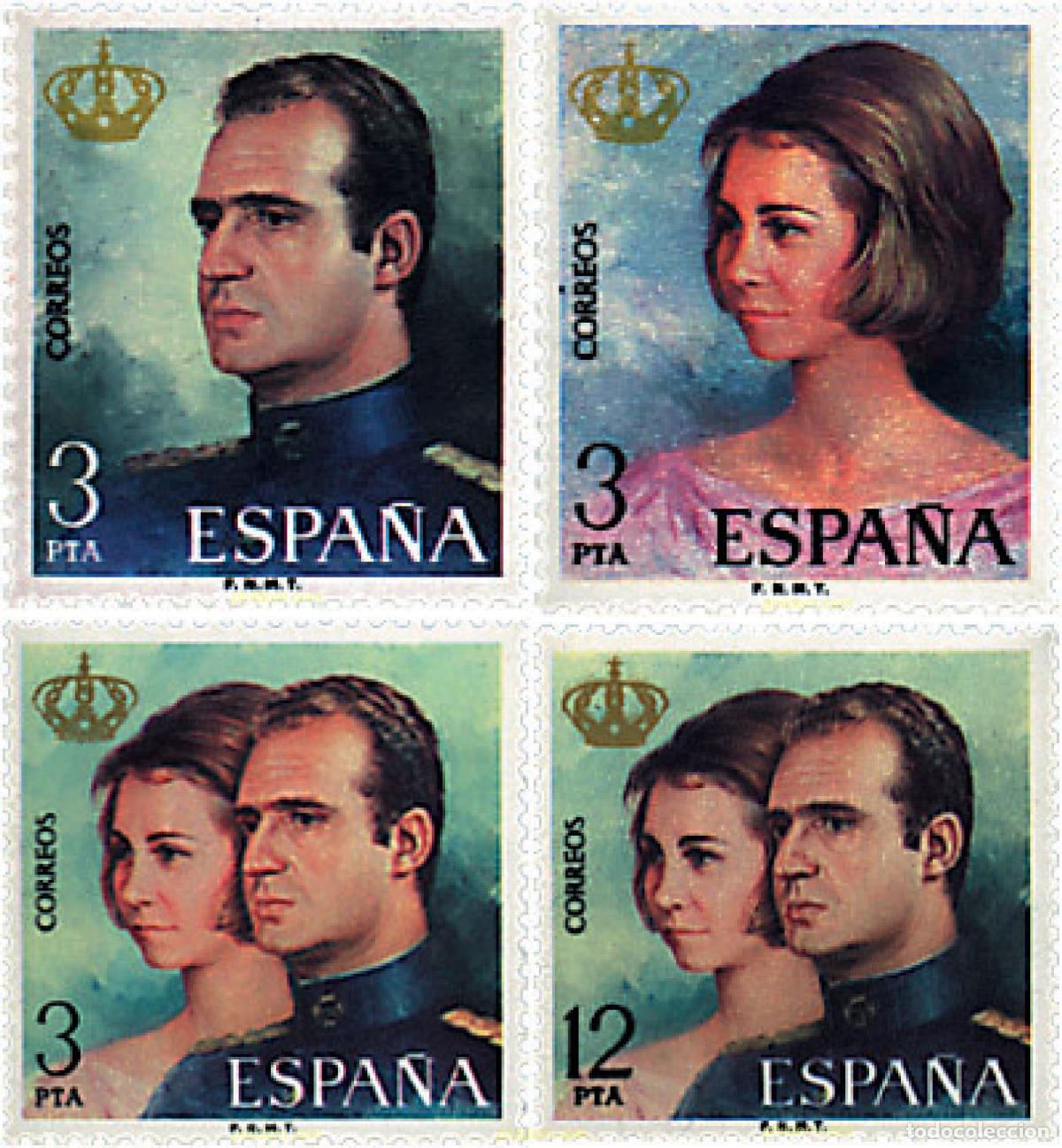 Stamps: 85698 MNH ESPA&Ntilde;A 1975 HOMENAJE Y RECUERDO DE LA PROCLAMACION DEL REY JUAN CARLOS I
