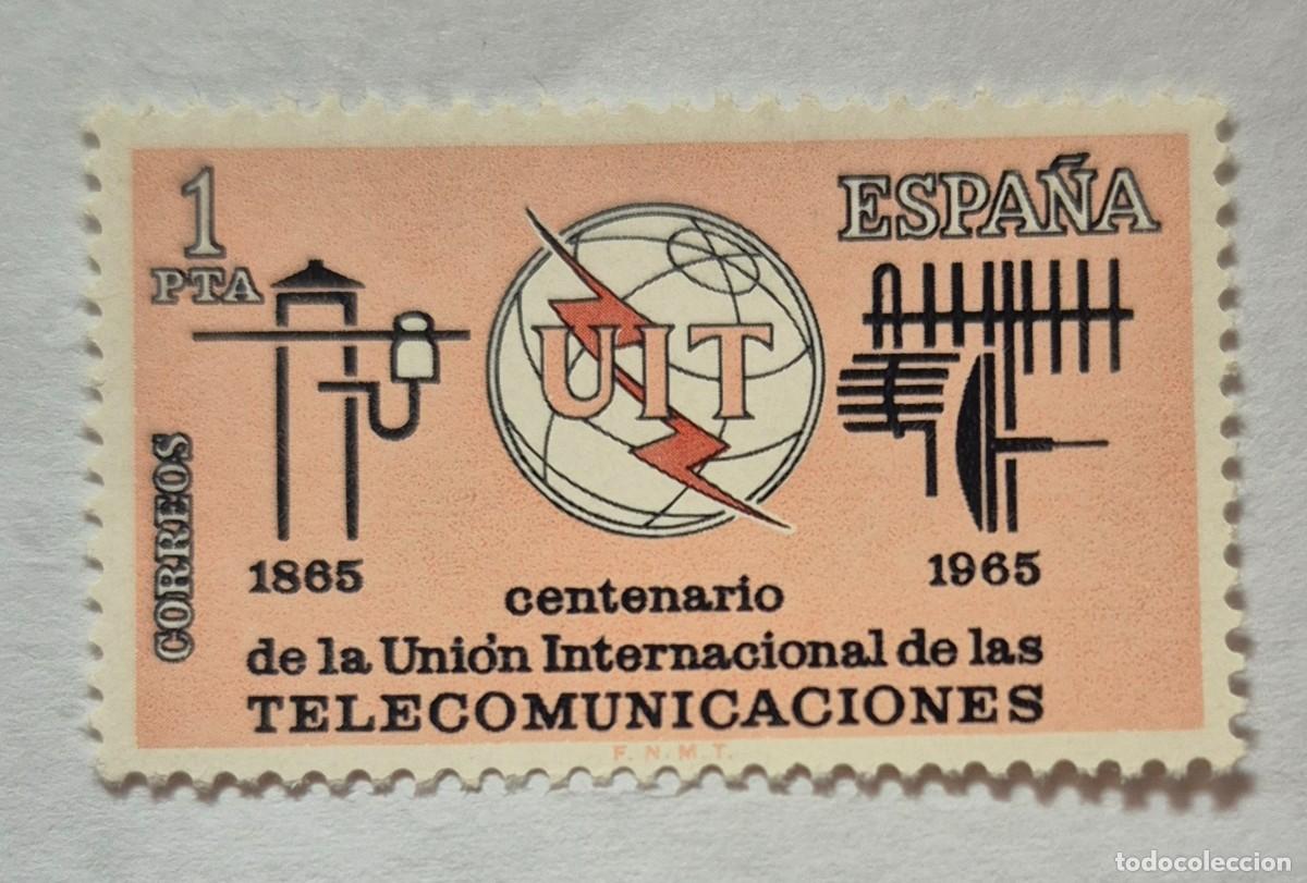 Sellos: A&ntilde;o 1965 - Edifil 1670** - Telecomunicaciones - Nuevo sin fijasello - Se env&iacute;a el de la imagen
