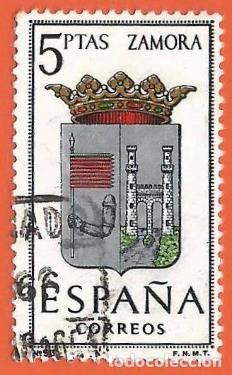 Sellos: Espa&ntilde;a. Spain. 1966. Edifil # 1700. Escudos. Zamora