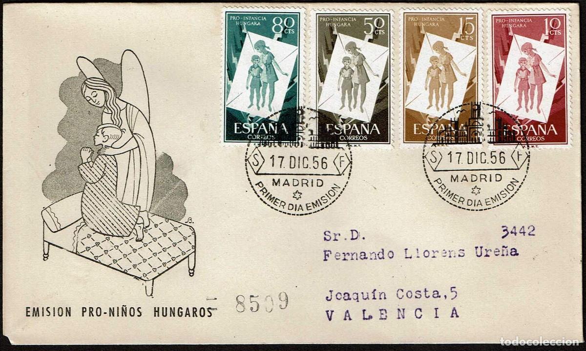 Sellos: SPD ESPA&Ntilde;A 1956 - PRO INFANCIA HUNGARA