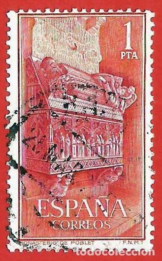 Sellos: Espa&ntilde;a. Spain. 1963. Edifil # 1495. Real Monasterio de Sta. Maria de Poblet