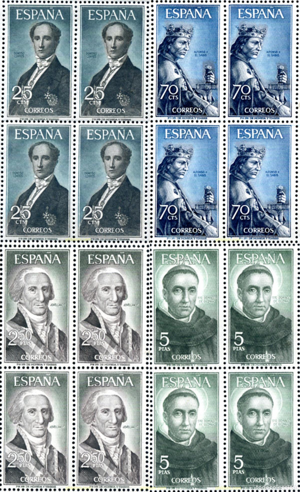 Sellos: 323153 MNH ESPA&Ntilde;A 1965 PERSONAJES ESPA&Ntilde;OLES