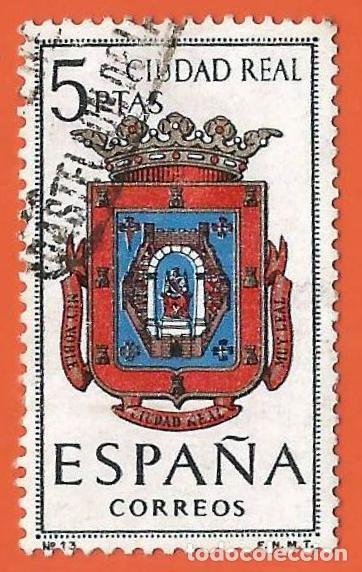 Sellos: Espa&ntilde;a. Spain. 1963. Edifil # 1481. Escudos. Ciudad Real