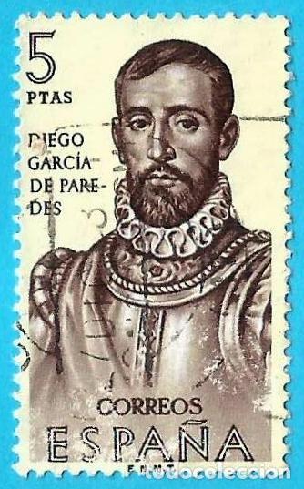 Sellos: Espa&ntilde;a. Spain. 1963. Edifil # 1533. Forjadores de America. Diego Garcia de Paredes