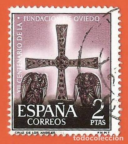 Sellos: Espa&ntilde;a. Spain. 1961. Edifil # 1396. Fundacion de Oviedo. Cruz de los Angeles