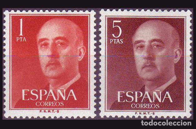 Sellos: 2v Espa&ntilde;a, 1960 | Franco (Barcelona) | Ed: 1290/1, Yv: 971/2, SG: 1227/8, Mi: 1050b-1053c MNH **