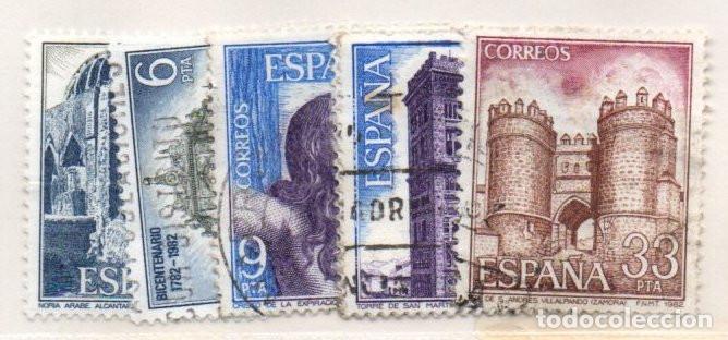 Sellos: SERIE SELLOS ESPA&Ntilde;A REY 1982 TURISMO USADOS N&ordm; 2676-80 COMPLETA