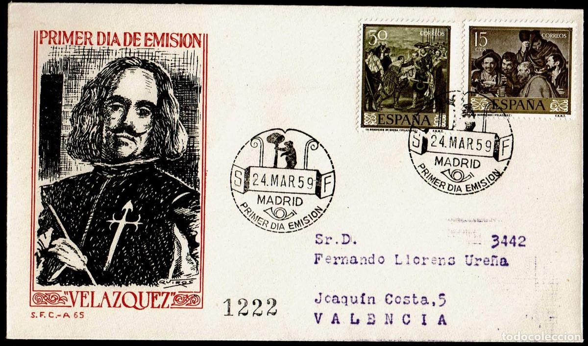 Sellos: SPD ESPA&Ntilde;A 1959 - VELAZQUEZ