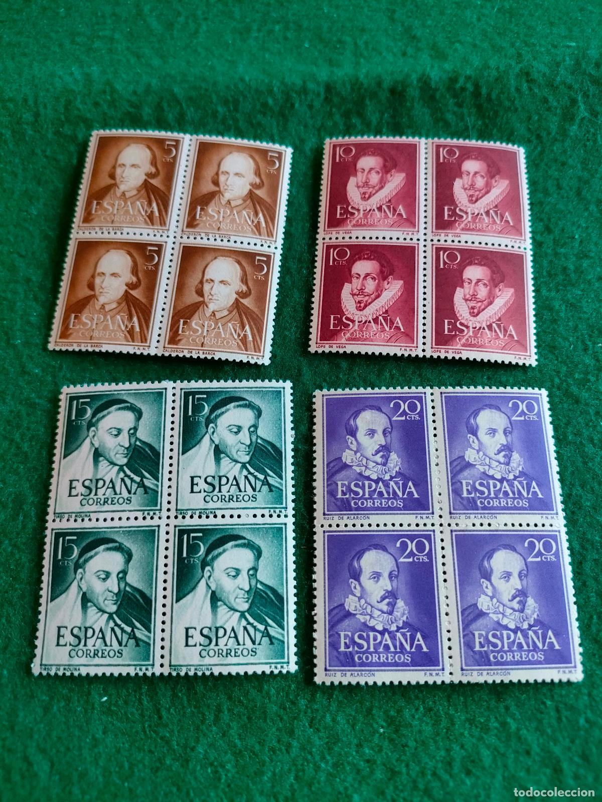 Sellos: EDIFIL 1071-74 NUEVO PERFECTO EN BLOQUE DE 4