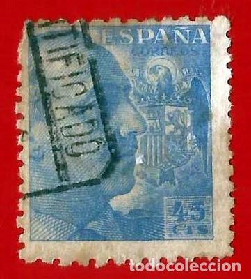 Sellos: Espa&ntilde;a. Spain. 1952. Edifil # 1052. General Francisco Franco