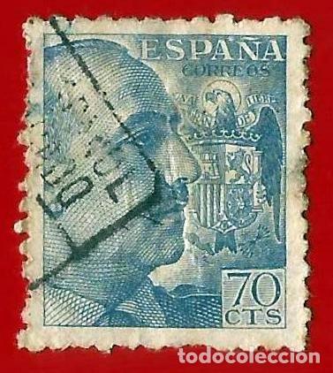 Sellos: Espa&ntilde;a. Spain. 1953. Edifil # 1055. General Francisco Franco