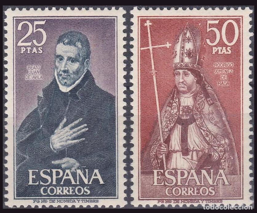 Sellos: 2v Espa&ntilde;a, 1970 | Personajes Espa&ntilde;oles | Ed: 1961/2, Yv: 1610/1, Mi: 1846/7, SG: 2019/20 MNH **