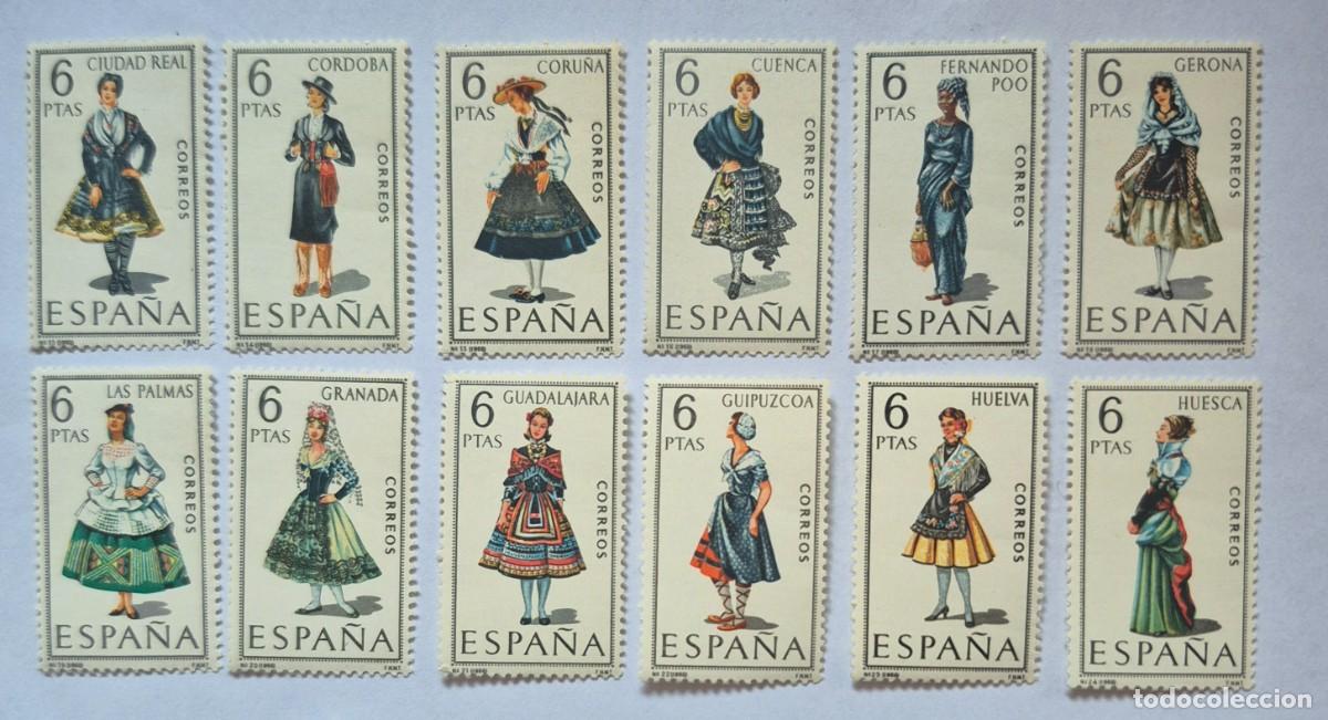 Sellos: A&ntilde;o 1968 - Edifil 1839/1850** - Trajes t&iacute;picos - Nuevo sin fijasello - Se env&iacute;a el de la imagen