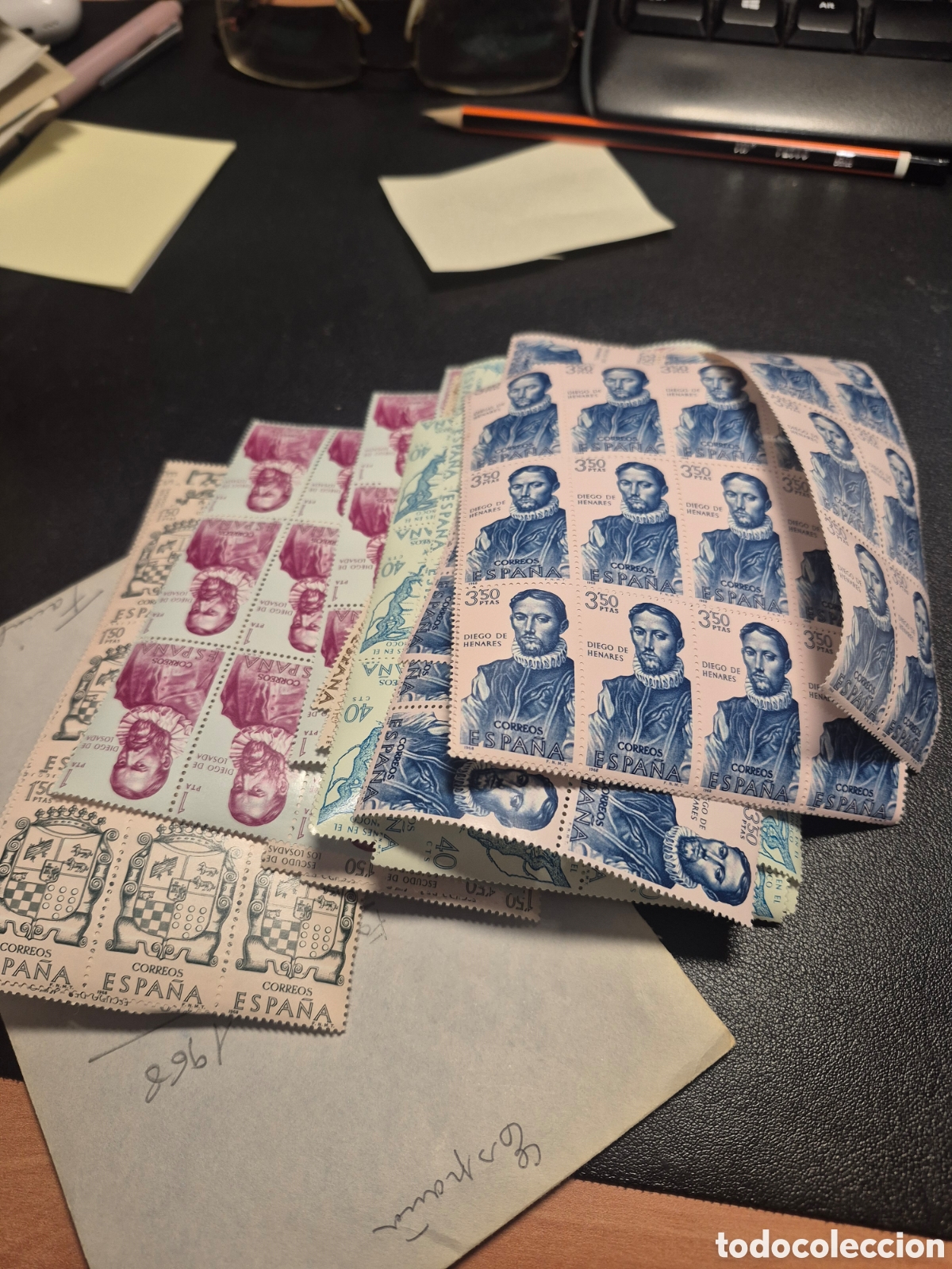 Sellos: Lote 30 series forjadores a&ntilde;o 1968 edifil 1889/1893