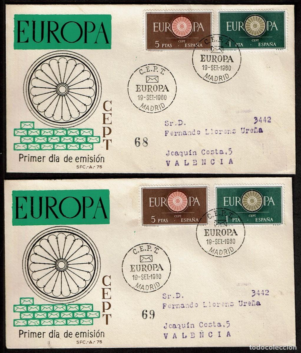 Sellos: SPD ESPA&Ntilde;A 1960 - EUROPA - Foto 1