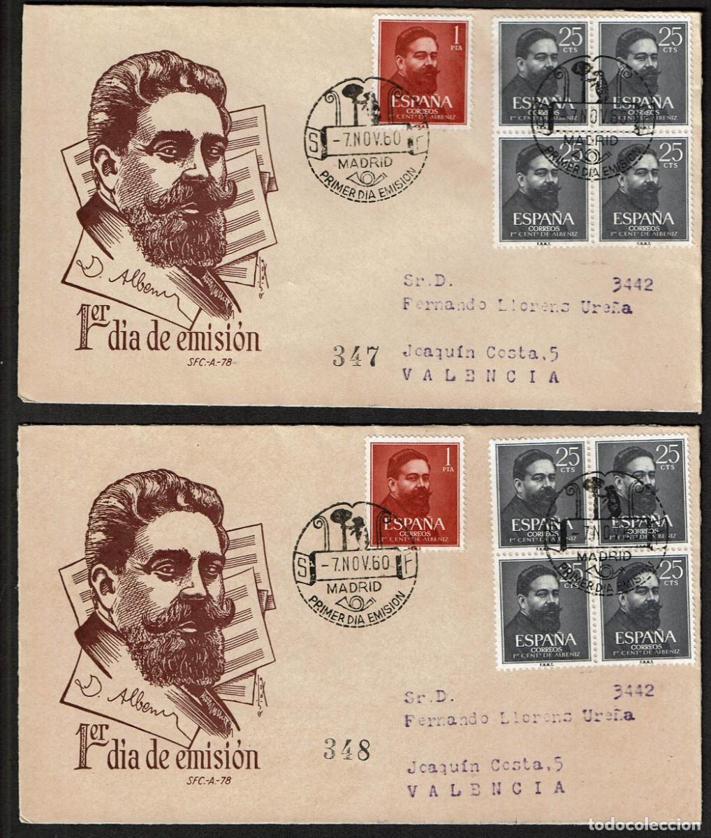 Sellos: SPD ESPA&Ntilde;A 1960 - ALBENIZ