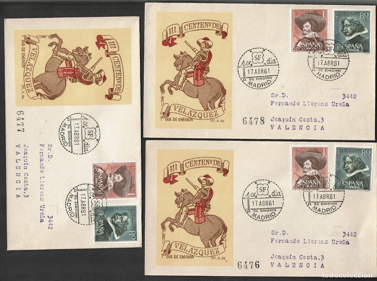 Sellos: SPD ESPA&Ntilde;A 1960 - III CENTENARIO MUERTE DE VELAZQUEZ - Foto 1