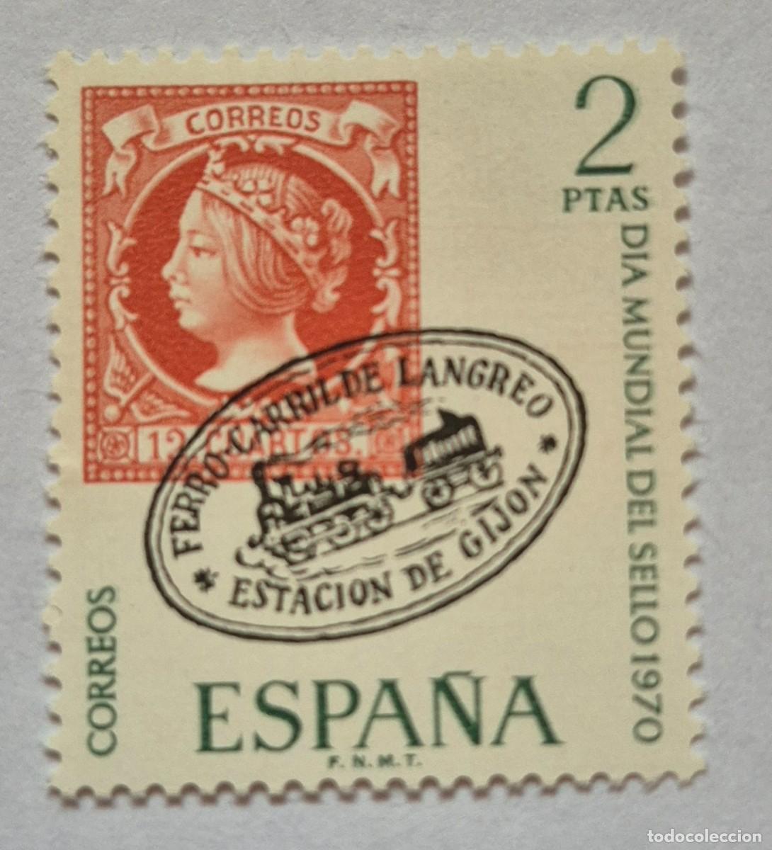 Sellos: A&ntilde;o 1970 - Edifil 1974** - Dia del sello - Nuevo sin fijasello - Se env&iacute;a el de la imagen