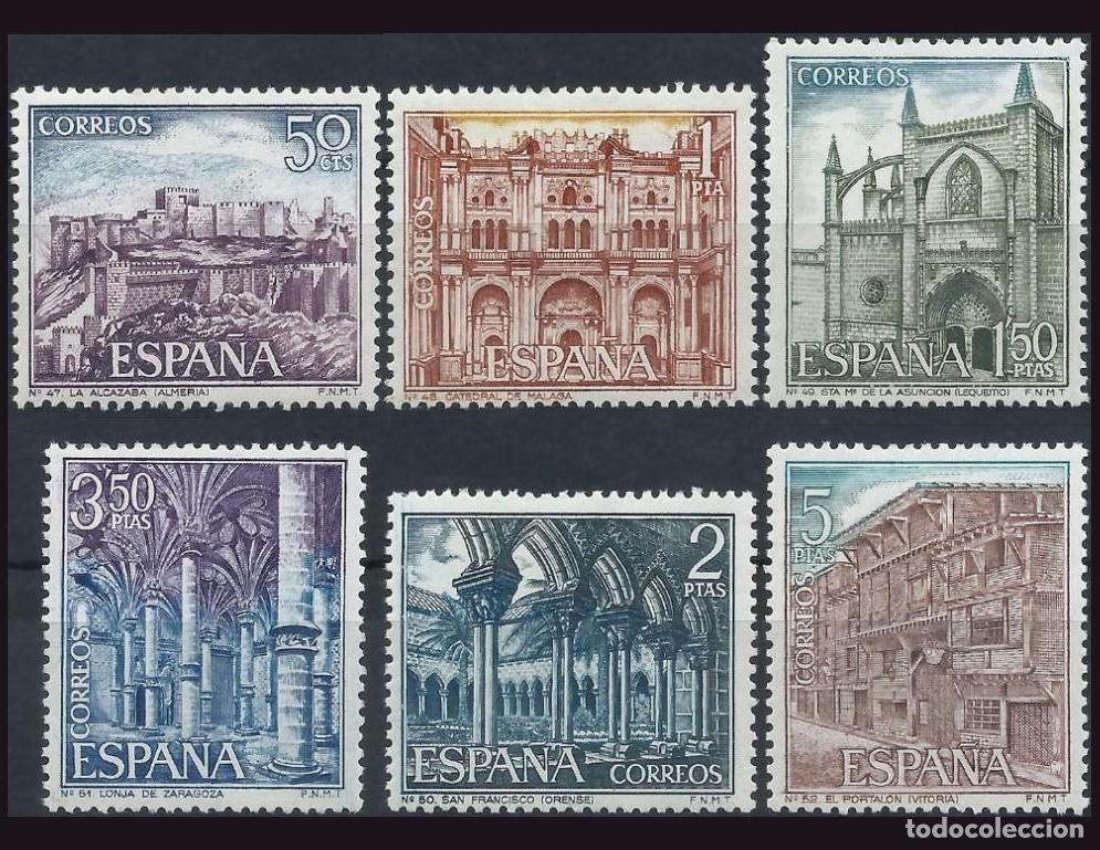 Sellos: 6v Espa&ntilde;a, 1970 | Serie Tur&iacute;stica | Ed: 1982/7, Yv: 1637/42, Mi: 1872/7, SG: 2040/5 MNH **