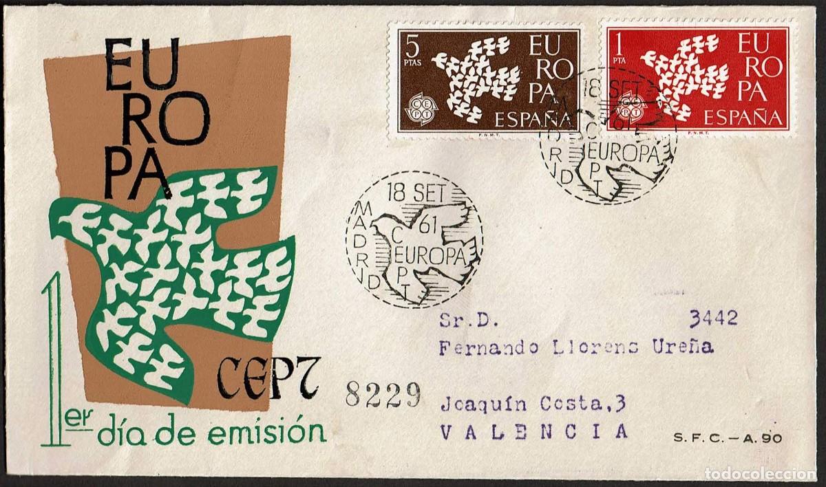 Sellos: SPD ESPA&Ntilde;A 1961 - EUROPA