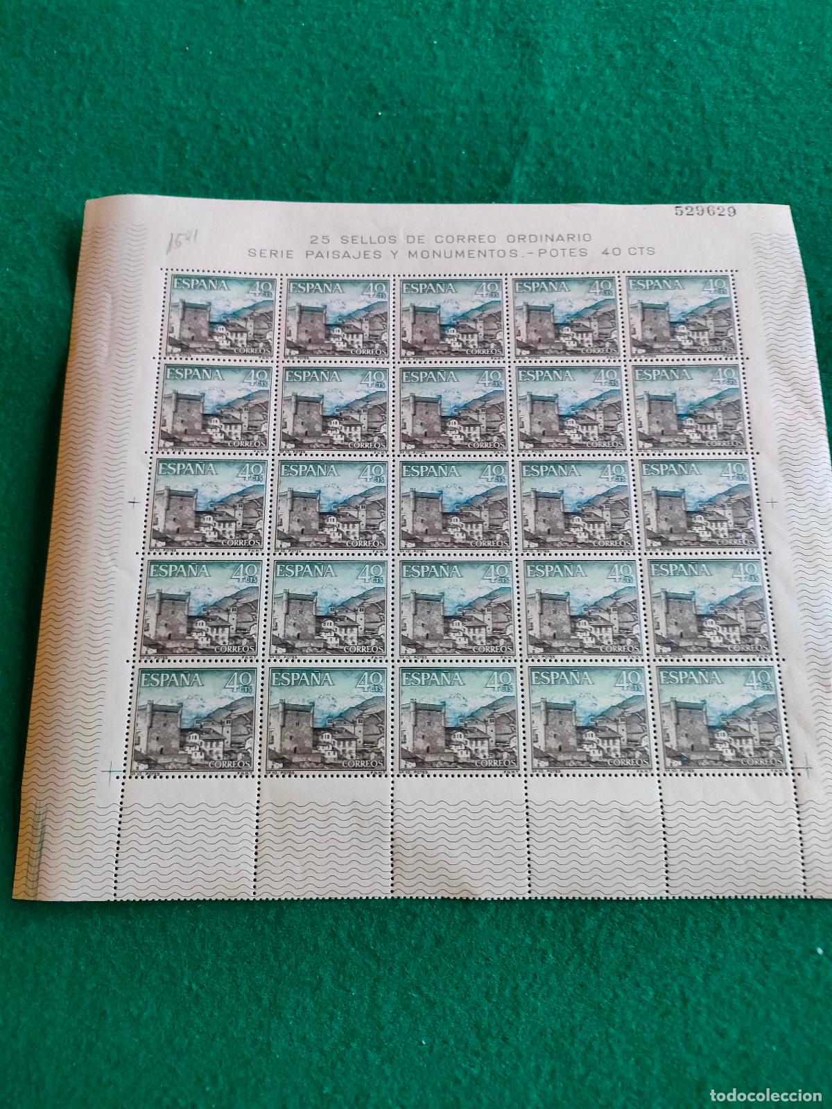 Sellos: EDIFIL 1541 PLIEGO DE 25 SELLOS EN NUEVO