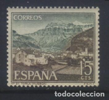 Sellos: Q-12068- ESPA&Ntilde;A 1966. HUESCA. TORLA.